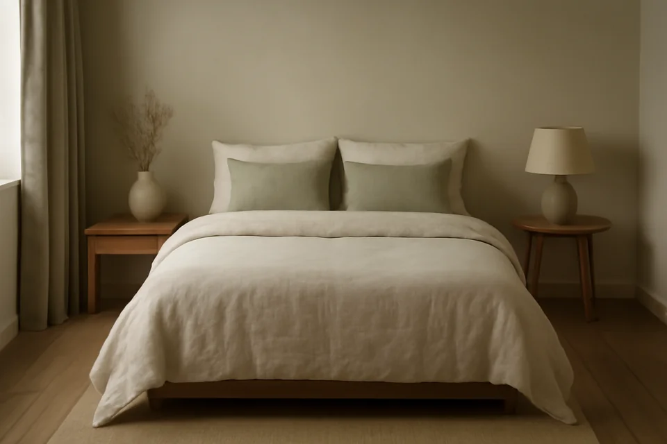 A comfortable backup sleeping space prepared for a quiet night